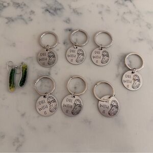 Dill With It Keychain Set